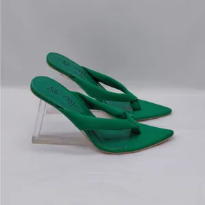 Womens Wedge Heel Sandals Size 7 Green Wedding Cocktail Party Y2K Revival So Me thumbnail 12