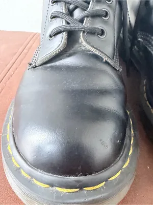 Dr. Martens 1460 Smooth Leather Lace Up Boots Black Women’s Size 7 US thumbnail 4