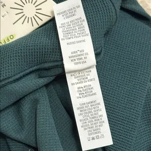 OFFLINE by Aerie Real Me Waffle High Waisted Crossover Legging Green NEW Medium thumbnail 11