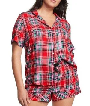 Victoria’s Secret Flannel Pajama Set thumbnail 1