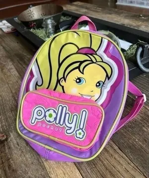 Polly pocket vintage storage‎ case backpack thumbnail 1