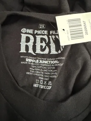 Ripple Junction Monkey D. Luffy Graphic Tee - Black thumbnail 4
