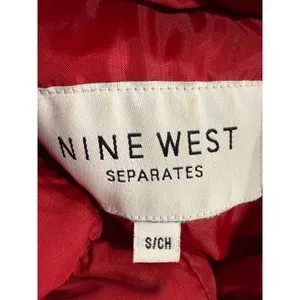 Nine West Separates Puffer Vest Womens Size‎ Small Red Sleeveless Full Zip thumbnail 3