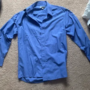 Button up Blue thumbnail 1