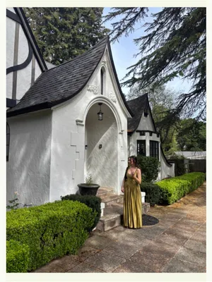 Anthropologie Delfi Collective Delfi Oriana Maxi Dress in Olive thumbnail 2