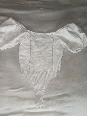 Kittenish Bodysuit White thumbnail 4