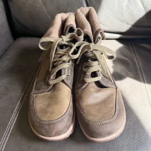 Chaco Barbary Leather Ankle Boots Fold Down Brown Green Fall Granola Girl Size 8 thumbnail 3