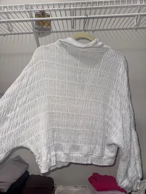 Ciebon Anthropologie white long sleeve blouse thumbnail 3