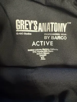 Grey’s Anatomy Active Scrub Pants • Black • XL • EUC thumbnail 4