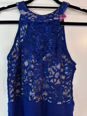 Morgan & Co Blue Formal Dress thumbnail 2