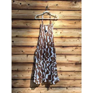 NWT Astr The Label Brown Mariella Halter Maxi Dress Size XS thumbnail 10