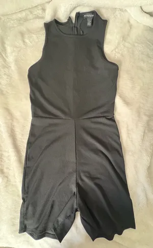 Pretty Little Thing Romper Black thumbnail 1
