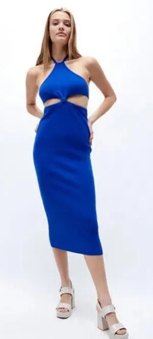 Peppermayo Margaux‎ Knit Midi Dress Size 2 C26 thumbnail 1
