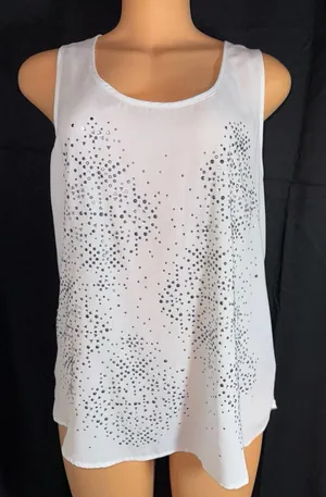 White rhinestone juicy couture tank top thumbnail 2