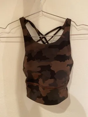 Lululemon camo bra thumbnail 1