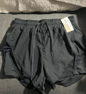Black Athletic Shorts Size L thumbnail 1