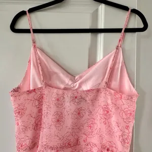 Urban Outfitters Fit-And-Flare Chiffon Mini Dress Pink Roses Medium Coquette NEW thumbnail 10