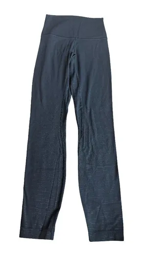 Lululemon High-Rise Stretch Leggings Stripe Yoga Workout Casual Size 2 Women's thumbnail 1