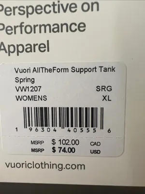 Vuori All the Form Support Tank thumbnail 4