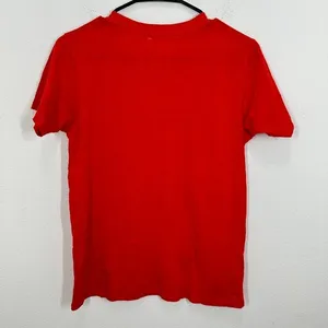 J‎ Crew Bellissima Beautiful Red Pink Cotton Lightweight 100% Cotton T Shirt thumbnail 7