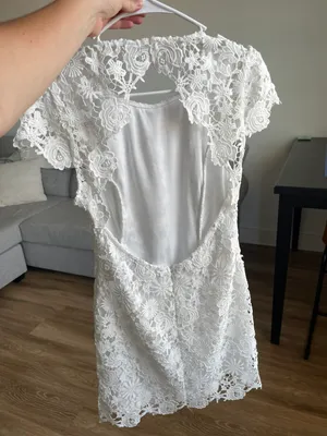 Lulus White  White Lace Dress thumbnail 4