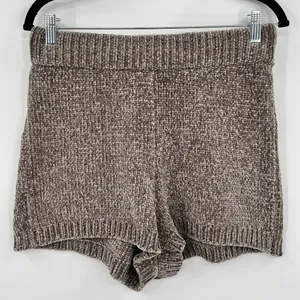 Majorelle REVOLVE Denitza Shorts Chenille High Rise Waisted Fawn Taupe Large thumbnail 9