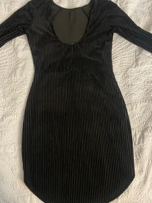 Black Long Sleeve Dress thumbnail 4