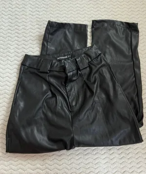 prettylittlething leather pants thumbnail 2