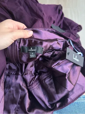 LULU’S Enchant My Love Dark Purple V-Neck Long Sleeve Maxi Dress thumbnail 8