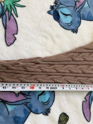 Playboy X Pacsun Cable Knit Cropped Sweater S Brown Y2k Preppy Varsity Coquette thumbnail 8