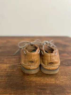 Sperry Men's Chestnut Brown Leather Boat Shoes thumbnail 4