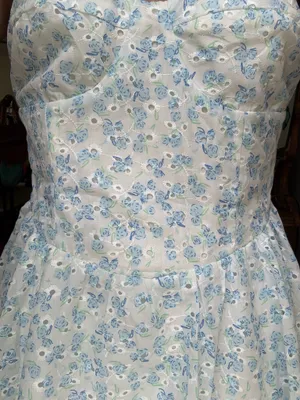 Blue and White Princess Polly Dress thumbnail 5