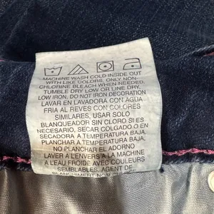Wrangler SZ 9/10 Bootcut Jeans Mid-Rise Stretch Zip-Fly Whiskered Dark Wash Blue thumbnail 9