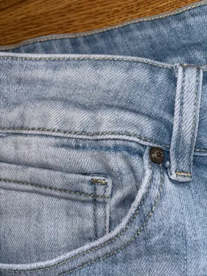 Kancan Bootcut Jeans Women’s Plus Size 22 Light Wash Distressed Raw Hem Slits thumbnail 6