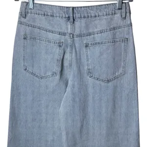 NEW Edikted Side Stripe Low Rise Wide Leg Washed Jeans Capsule Skater Grunge‎ S thumbnail 6