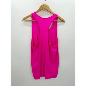 Zyia Active Tank Women XL Neon Pink Racerback Ribbed Nylon Blend Stretch Workout thumbnail 2