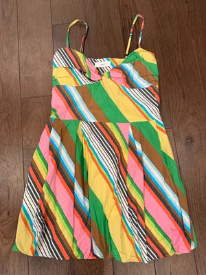 S/W/F Fitted Balloon Mini Dress Size Large - C11-724 thumbnail 2