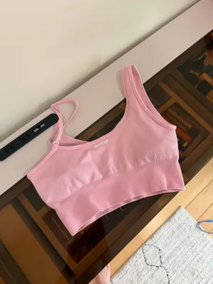 Bo+Tee Pink Sports Bra S thumbnail 2