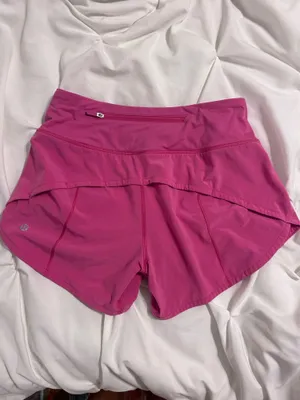Pink Lululemon Shorts Speed Up 4" thumbnail 2