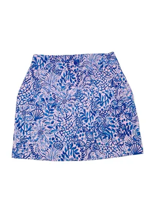 Lilly Pulitzer Luxletic Monica Skort High Tides Good Vibes Size 2 Stretch UPF 50 thumbnail 2