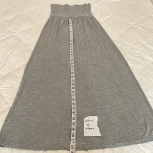 Kismet heathered grey maxi skirt or strapless dress so many style options GUC thumbnail 4