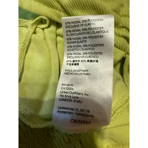 Urban Outfitters Halter Crop Top Women's Small Green Ruched‎ Party Club Beach thumbnail 4