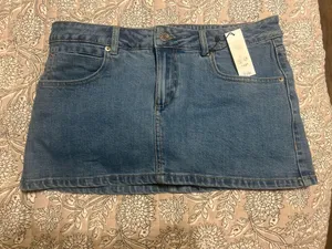 Garage Denim Mini Skirt thumbnail 1