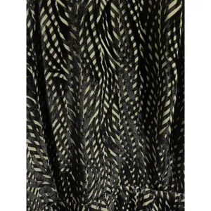 House of Harlow 1960 x REVOLVE Niles Mini Dress Burnout Velvet Color Zebra sz. M thumbnail 8