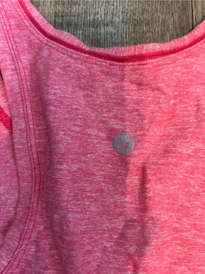 Lululemon think fast top in pink size 6 thumbnail 9