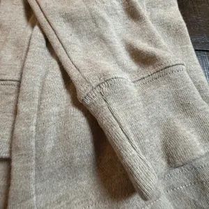 Lauren Ralph Lauren Womens Oatmeal Beige Cotton Turtleneck Crest Logo Top S VTG thumbnail 10
