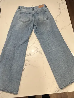 PAC SUN Low-Rise Wide-Leg Women's Jeans - Light Blue size 27 thumbnail 2