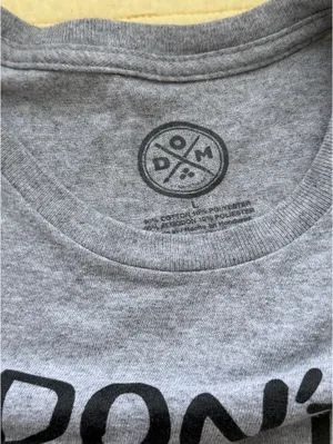 Funny Graphic Tee – Gray “I Don’t Give A…” Shirt thumbnail 2