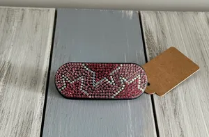 Handmade NWT Too Cute Diamond Painted Painting Barrette Stars In Pinks & Silver thumbnail 3