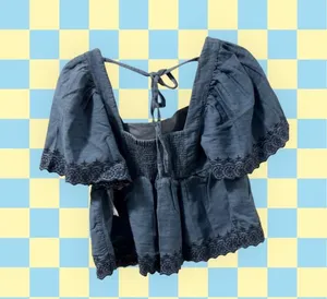 Old Navy Jean blouse thumbnail 2